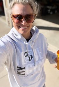 Summer Montabone in Summer's Fitness workout clothes